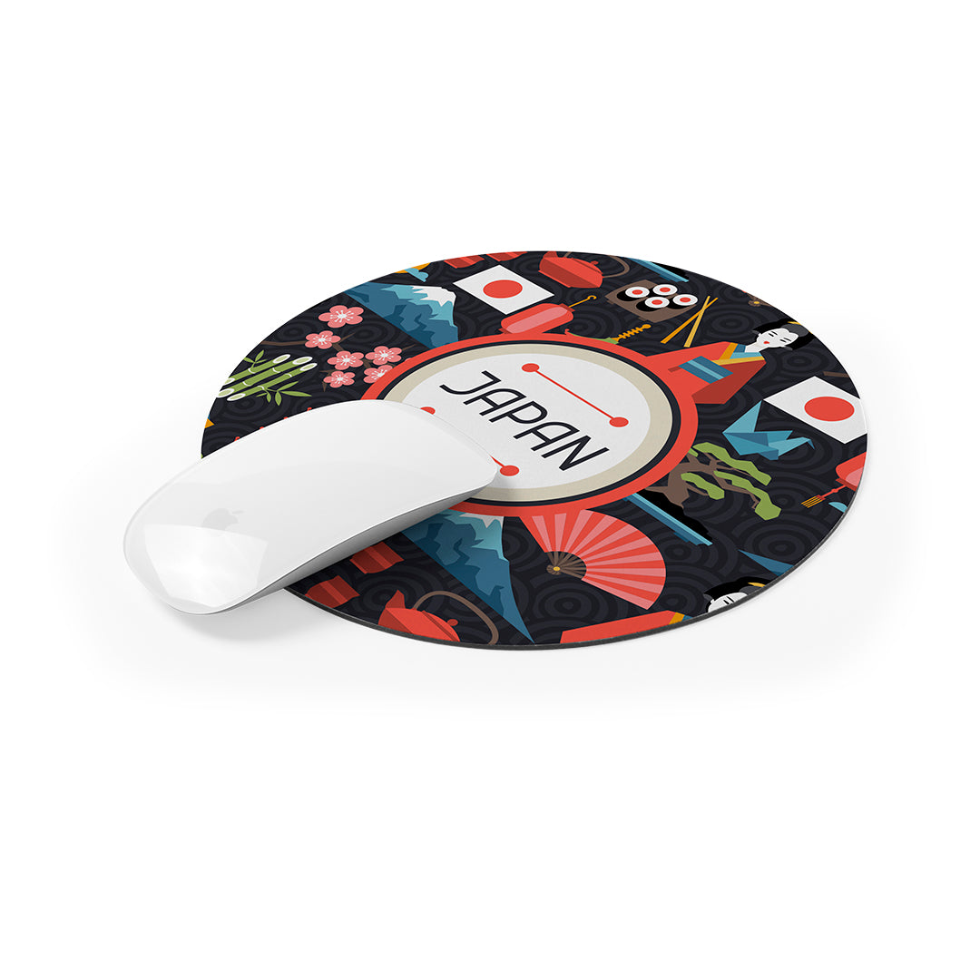 Mouse pad redondo impreso full color