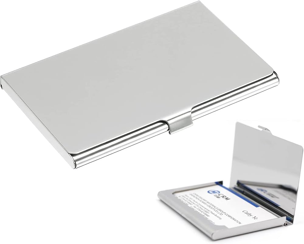 Porta tarjeta de metal