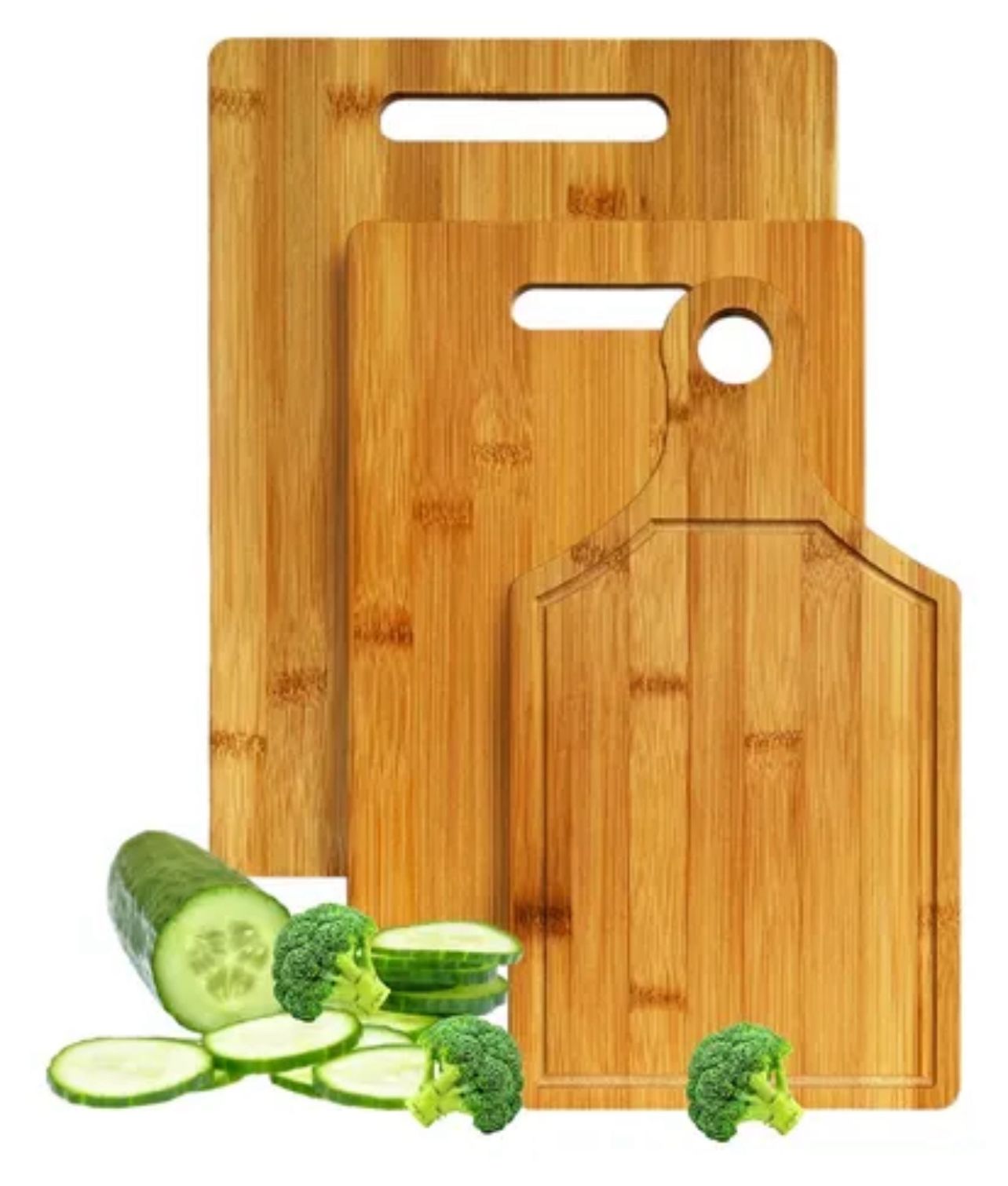 Tablas de picar 3 piezas en madera