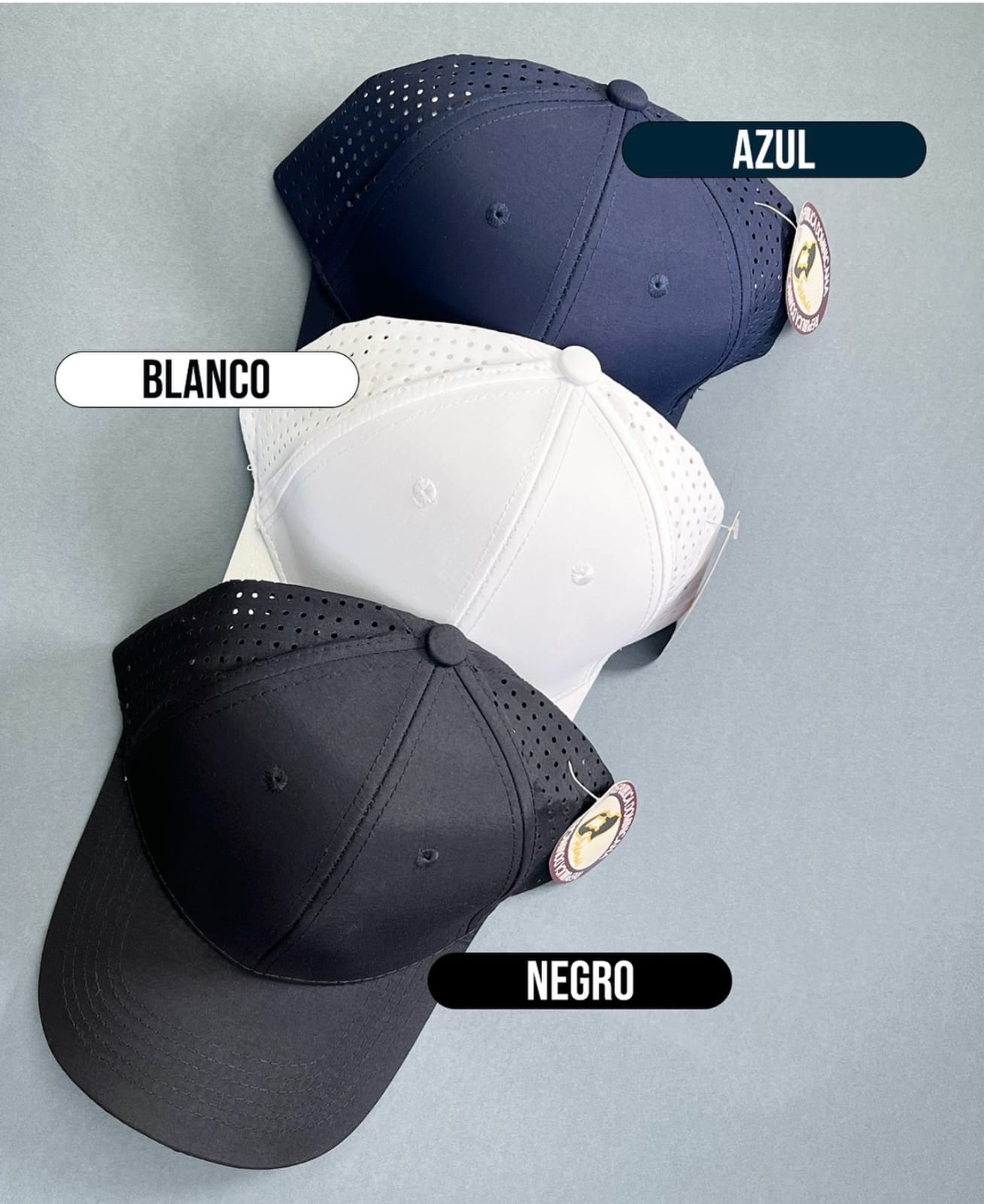 Gorra perforada