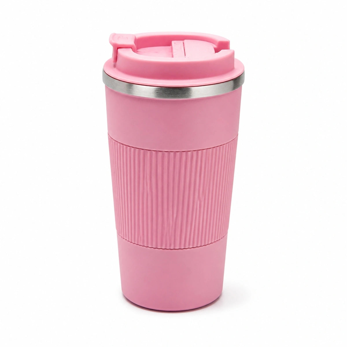 Vaso térmico de café rosado