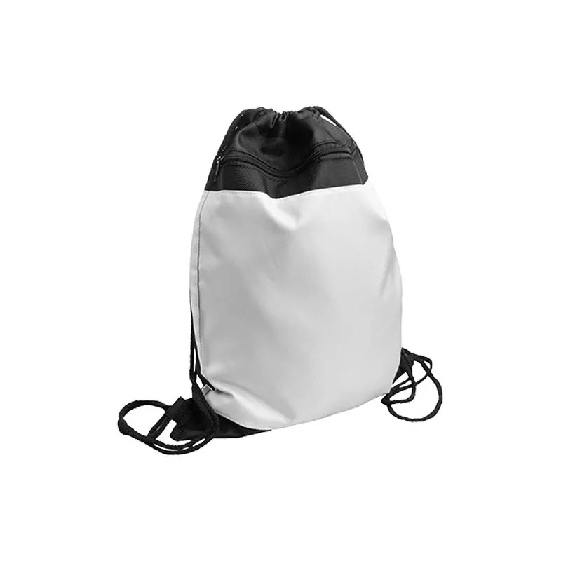 Mochila blanca de tiro en poliéster