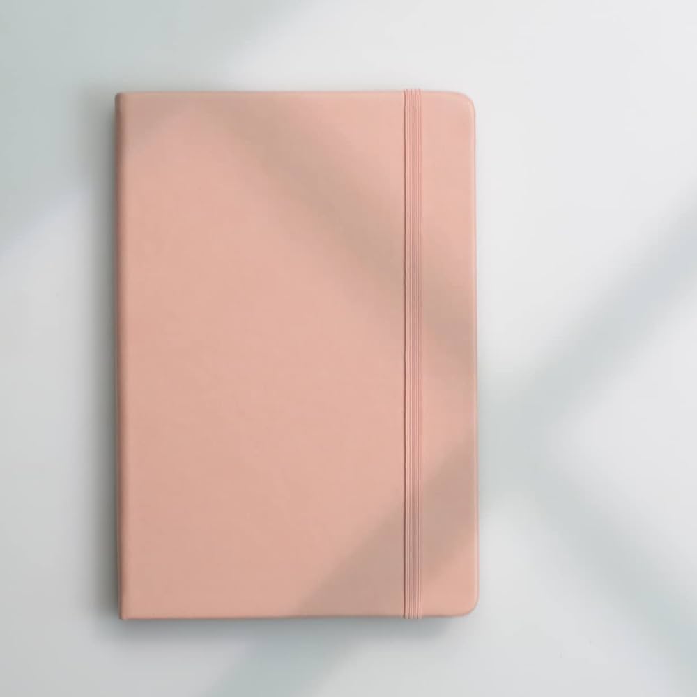 Libreta en pu rosada