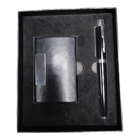 Set de lapicero y porta tarjeta