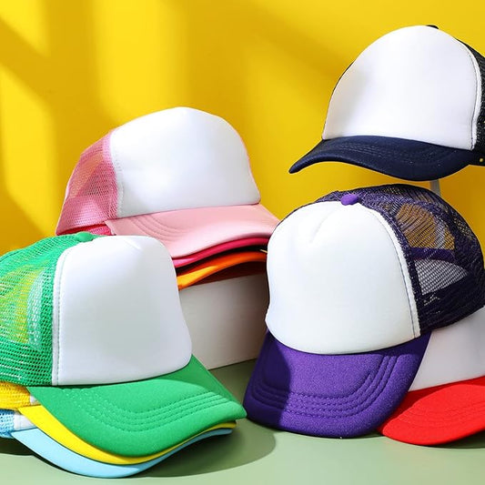 Gorra de Malla, frente blanco de foam