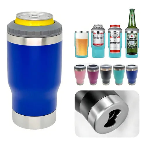 Vaso térmico dos funciones y destapador