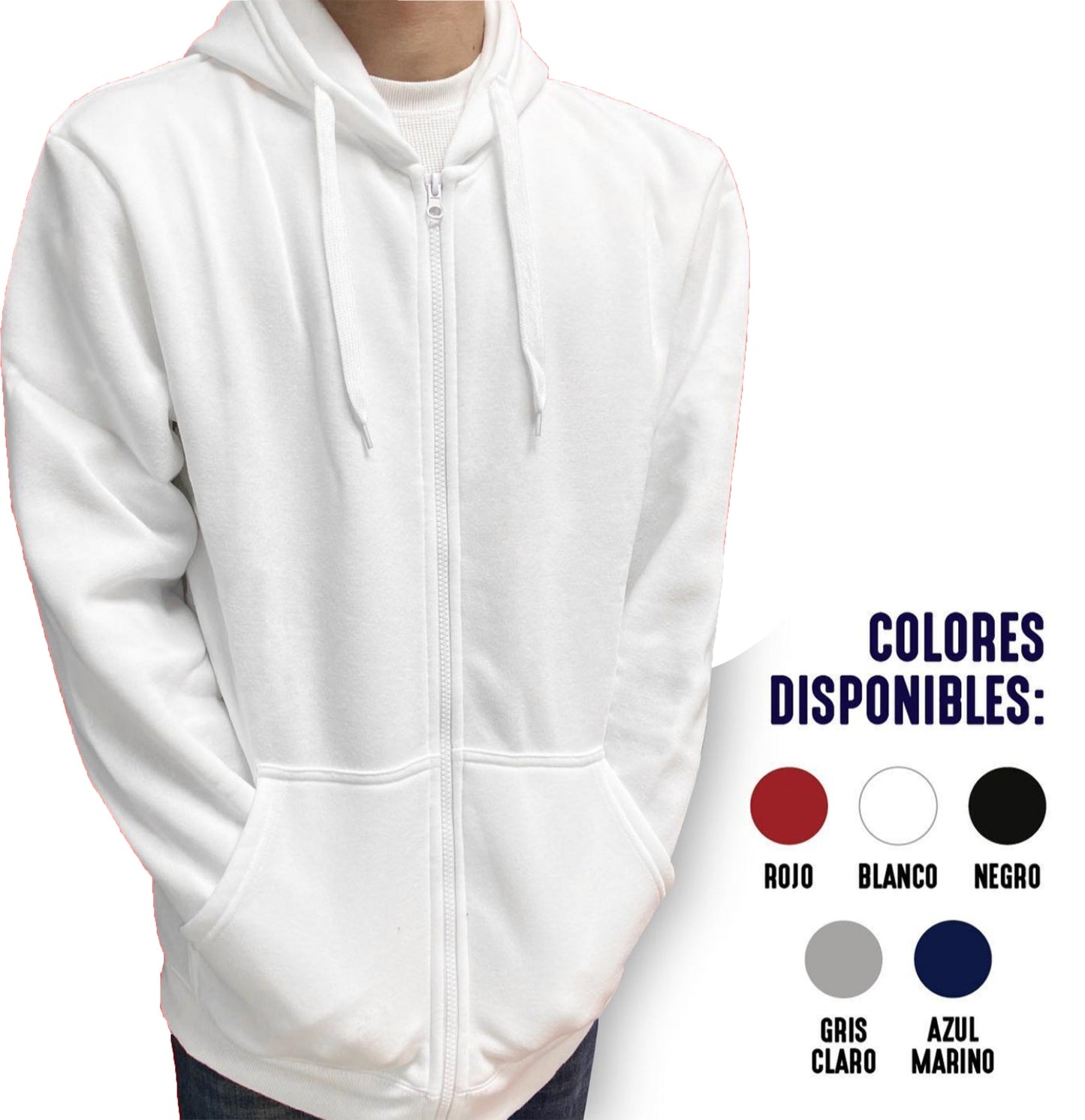 Sudadera con zipper
