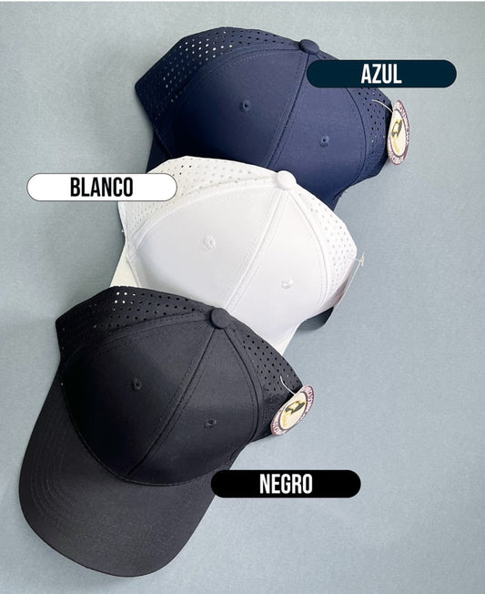 Gorra perforada