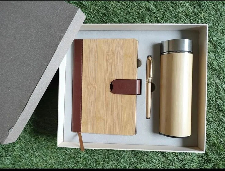 Kit en madera bolígrafo y llavero