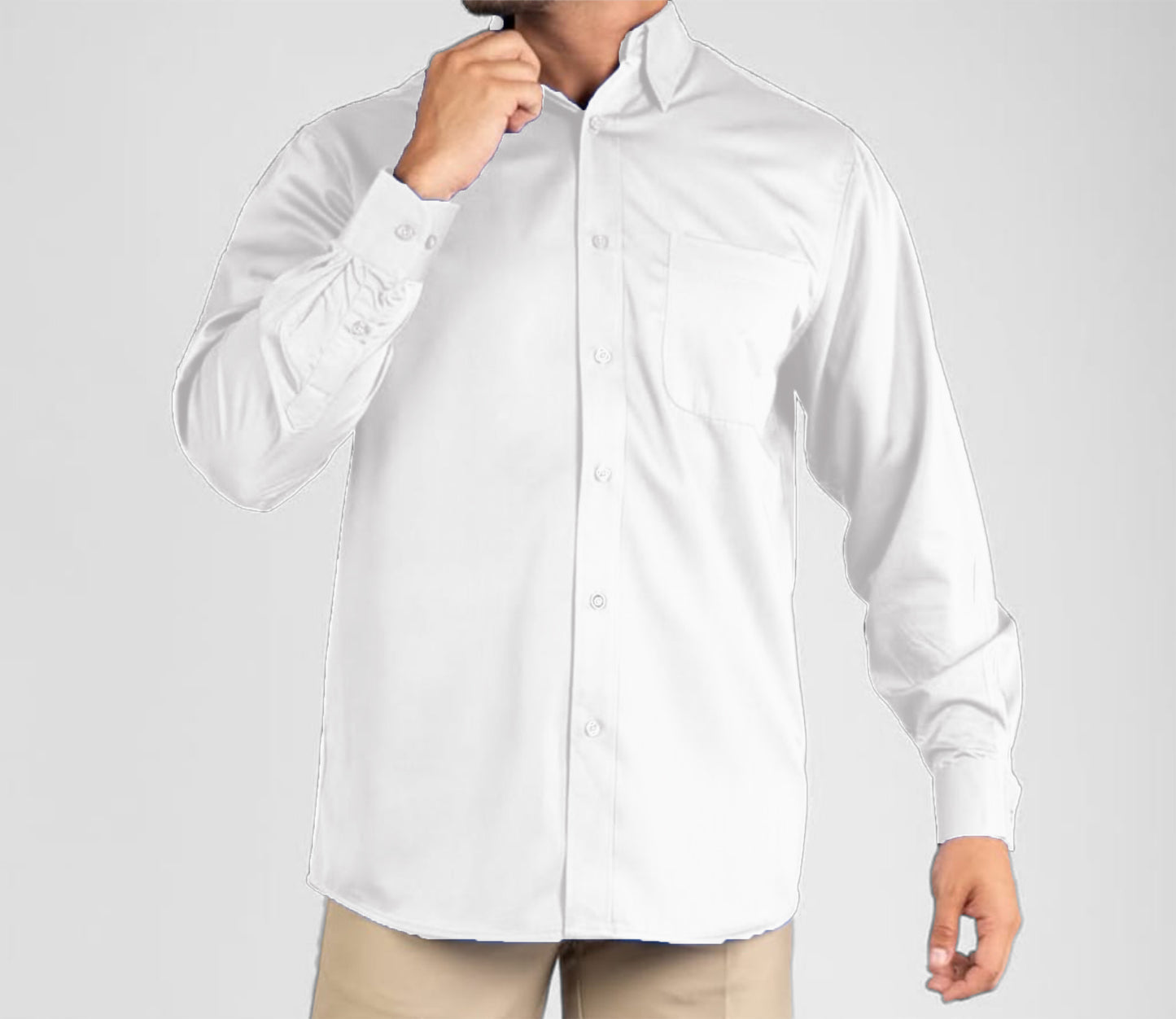 Camisa manga larga caballero