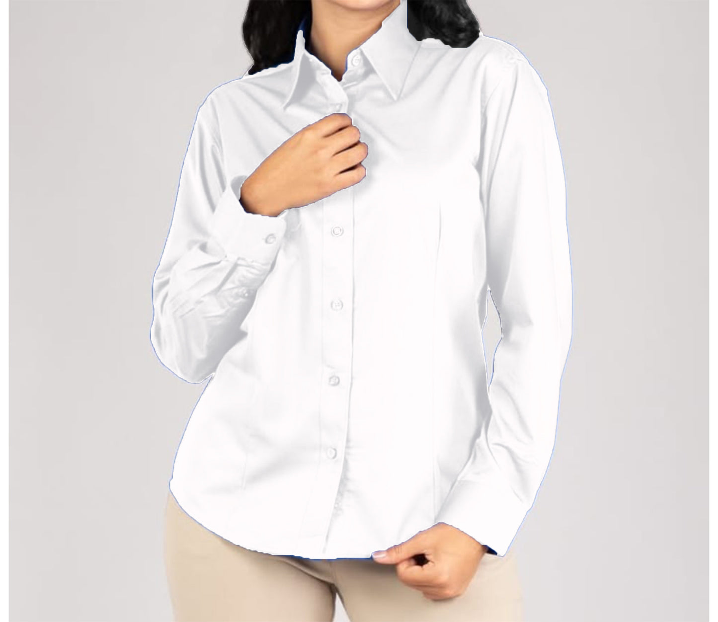 Camisa manga larga para damas