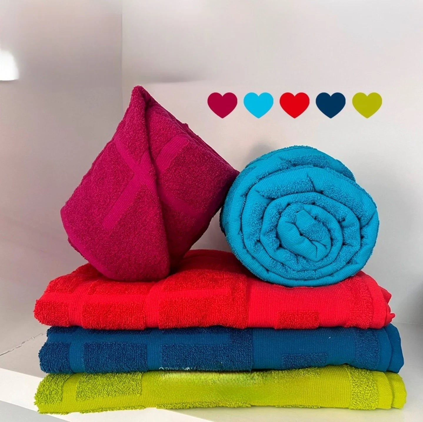 Toalla grande de playa algodón