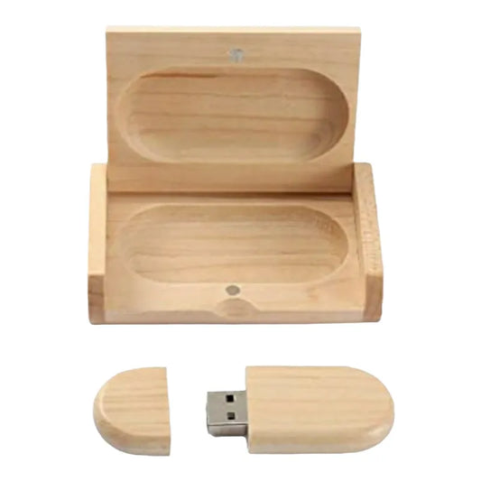 Memoria USB en bambú