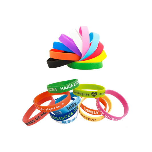 Pulseras de silicon