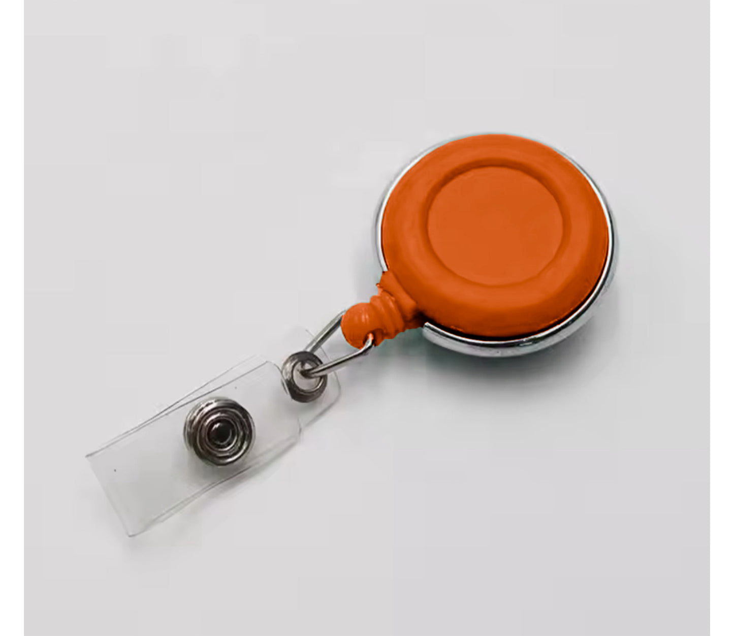 Yoyo para carnet con marco plateado