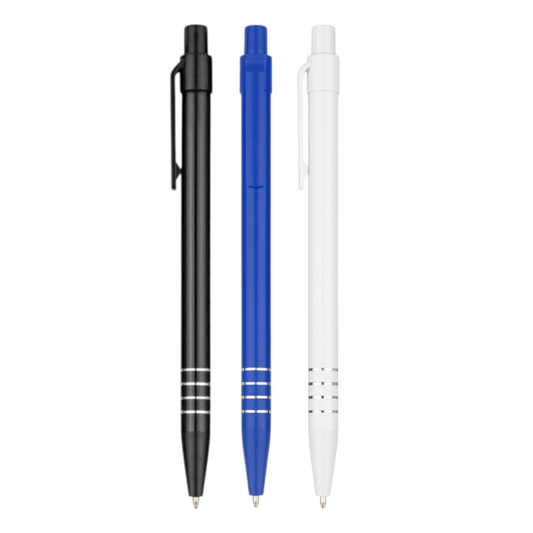 Lapicero de metal recubierto en plástico