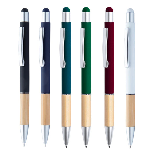 Lapicero de metal y bambú