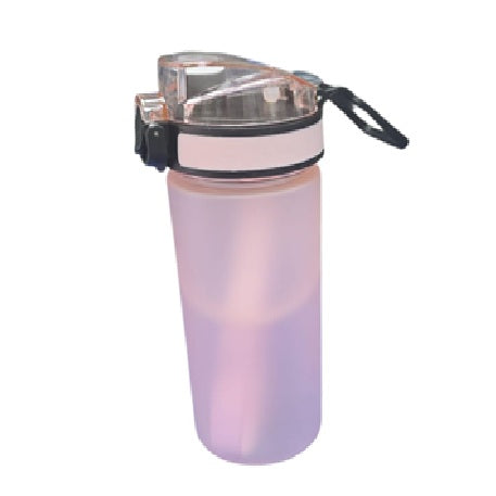Botella plástica 550 ml rosada