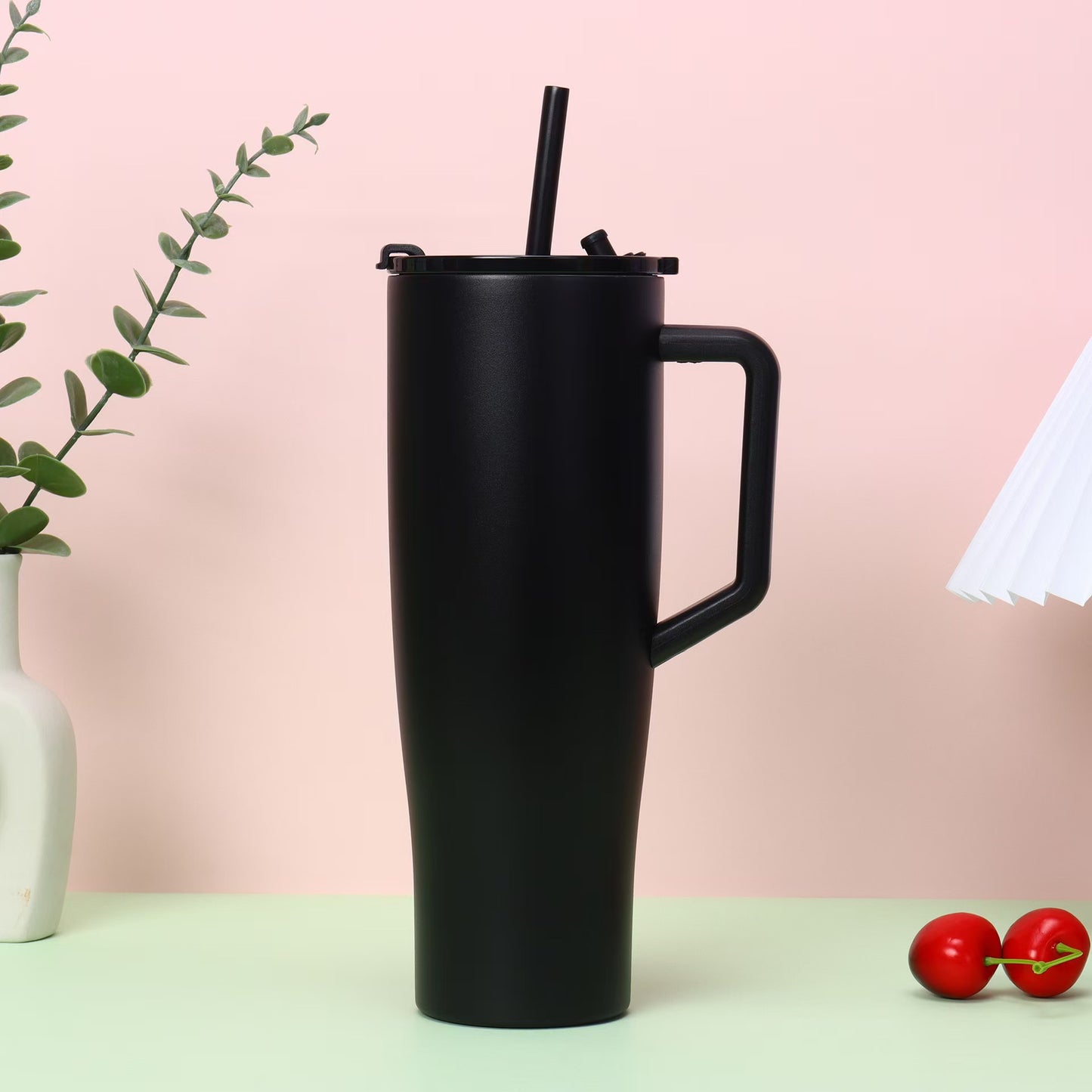 Vaso térmico grande negro 40 oz