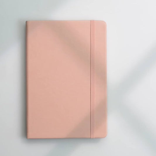 Libreta en pu rosada
